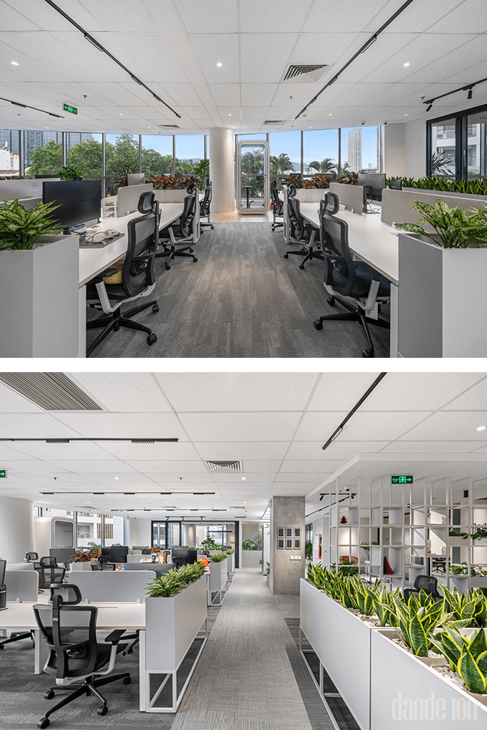 Văn phòng Flodesk – Khu làm việc