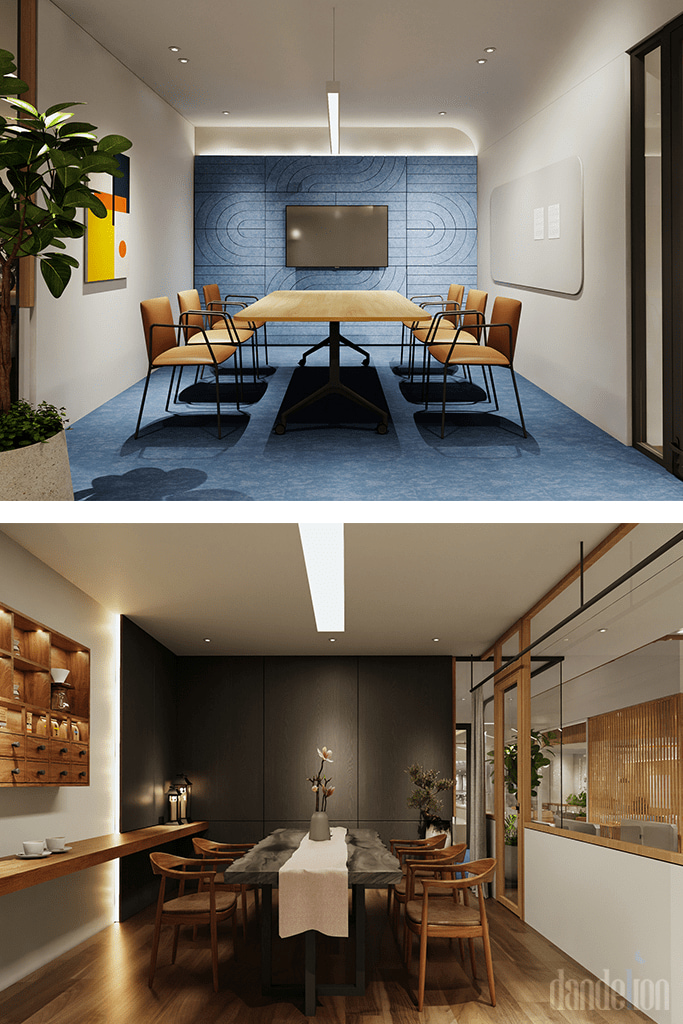 Cafe văn phòng Workflow Parc mall - Khu phòng họp