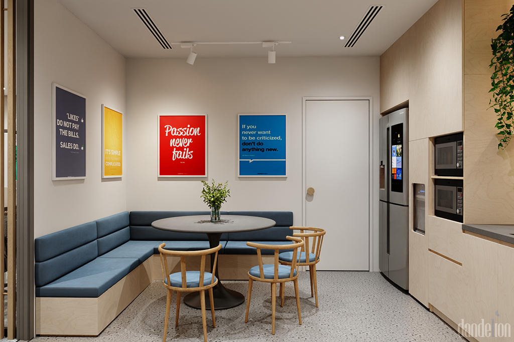 BIS office pantry &ndash; a relaxing space for employees